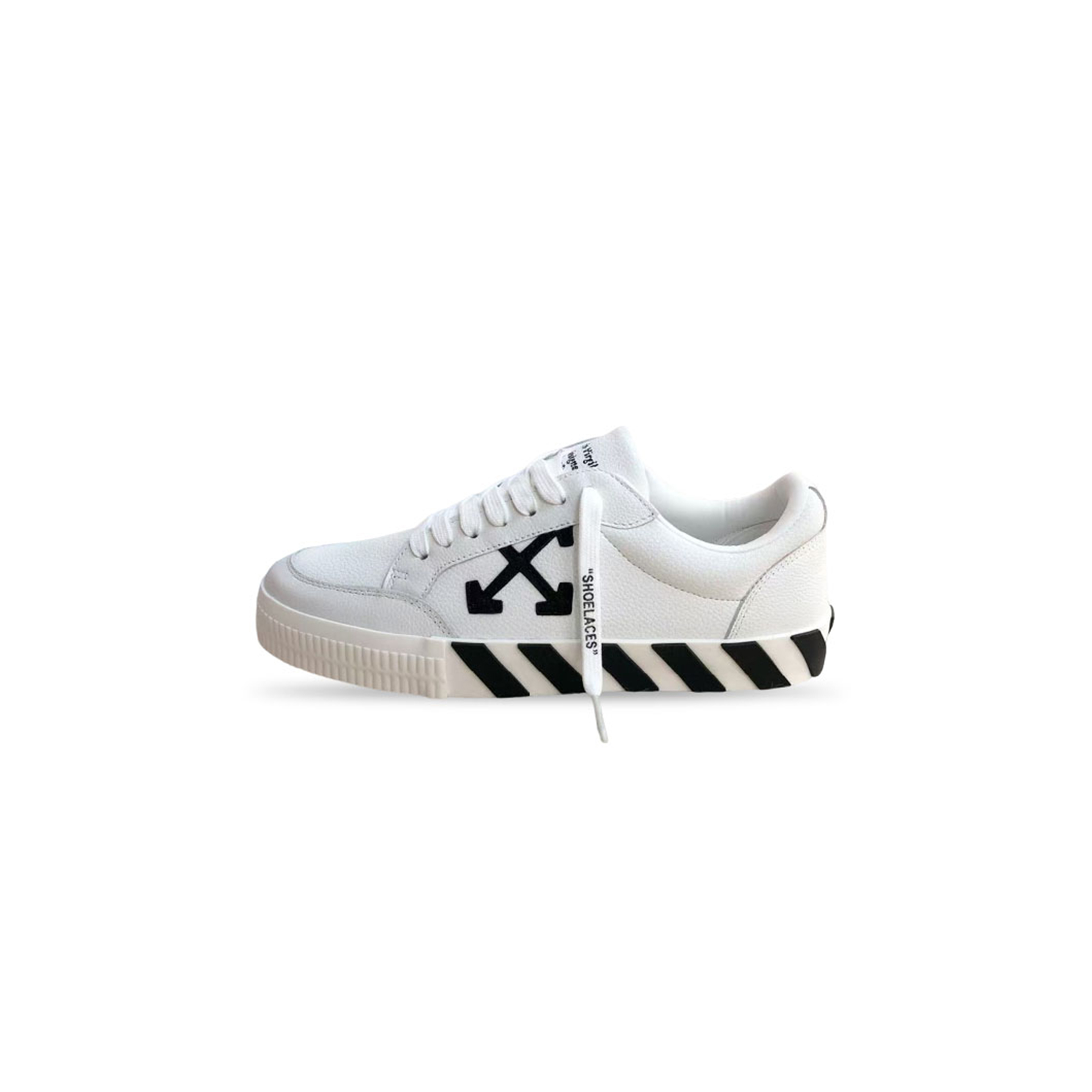 OFF-WHITE WHITE VULCANIZED UNDERCUT SNEAKERS 